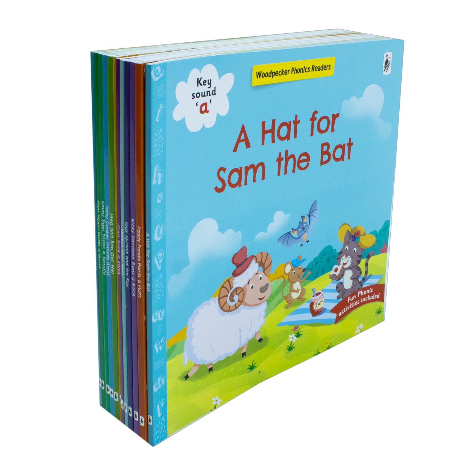 My First Phonic Sounds 12 Books Collection Box Set by Woodpecker Books - Paperback Phonics Readers for Ages 3-6 - image 1 of 8
