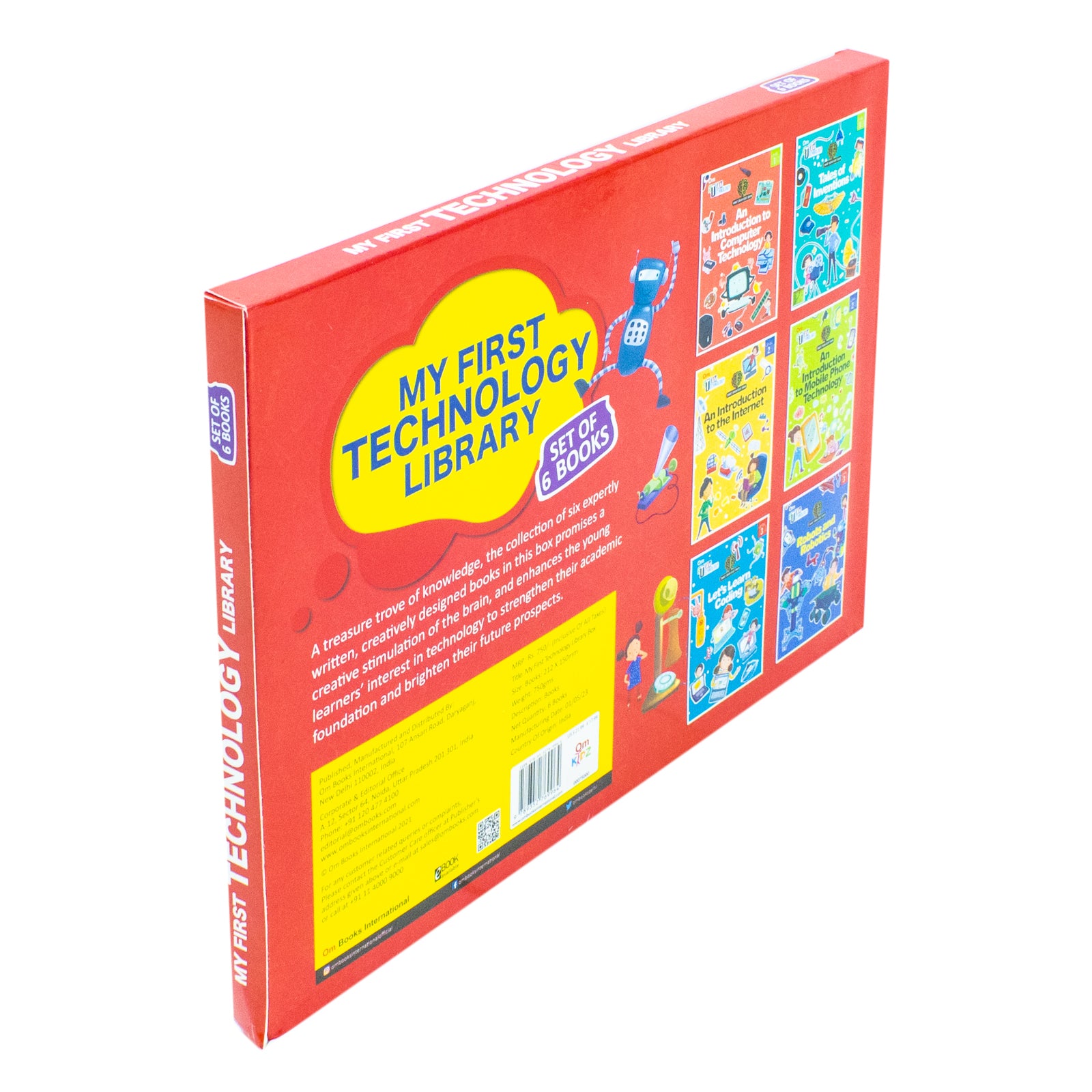 My First Technology Library 6-book set contents, Om Books International, Ages 5-8