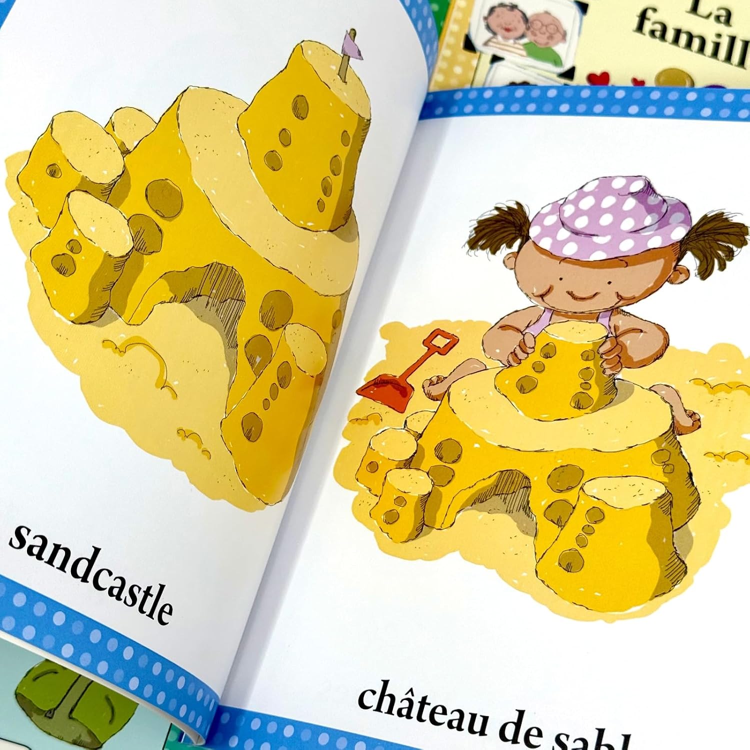 My First Words in English & French bilingual board book set showing all ten titles, ages 3-7