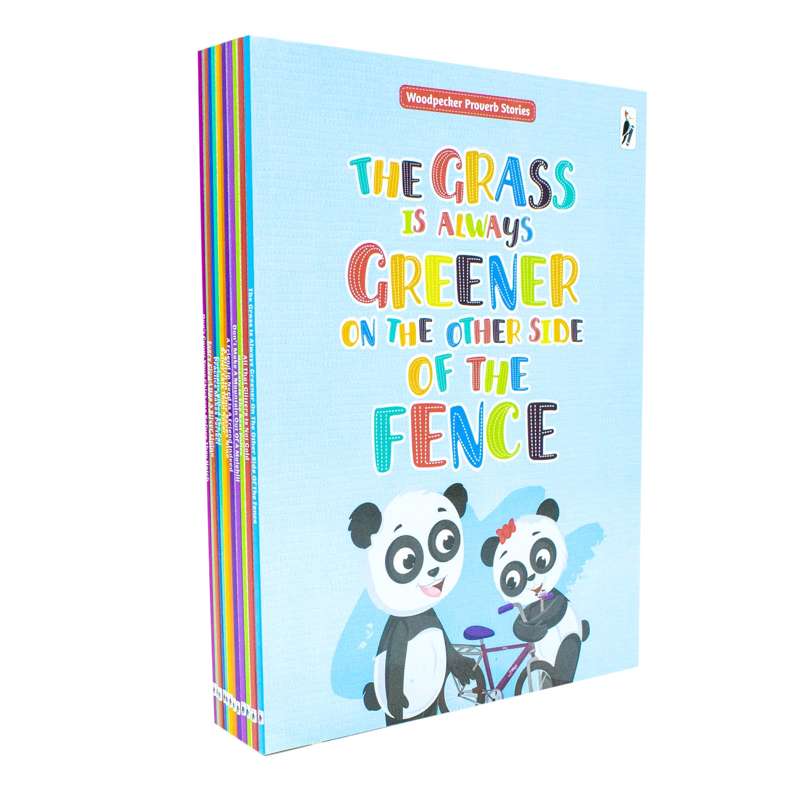 My Proverb Stories Collection 12 volume boxed set paperback by Woodpecker Books - proverb stories for ages 3-6