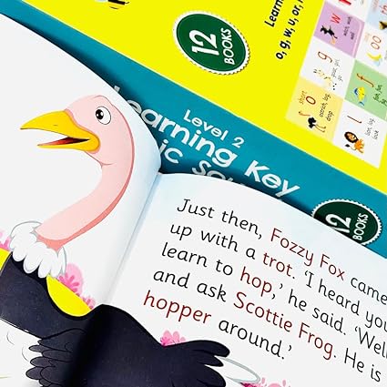 My Second Phonic Sounds 12 Books Collection Set, brand new paperback phonics reading set for ages 3-5