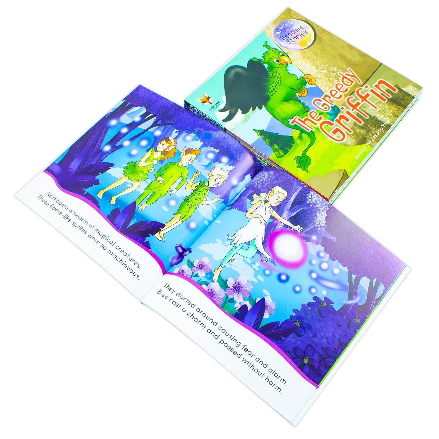 The Greedy Griffin paperback book from the My Very First Bed Time Stories 10 books collection set, ages 0-5