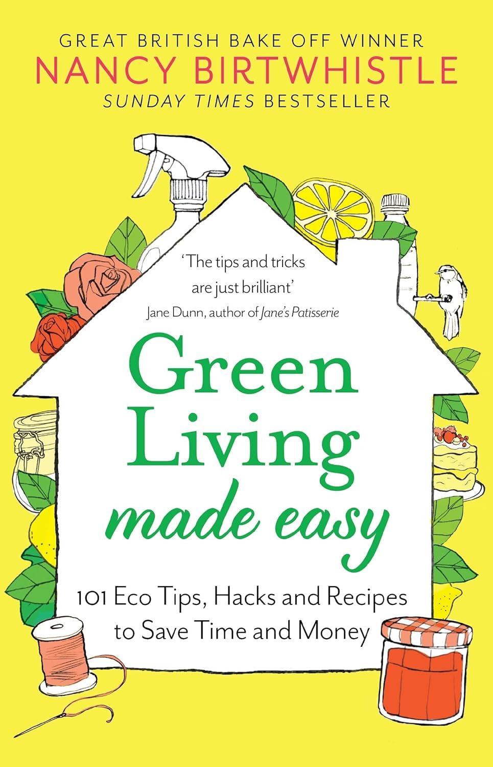 Nancy Birtwhistle The Green Budget Guide paperback - part of the 5 book Green Living collection set