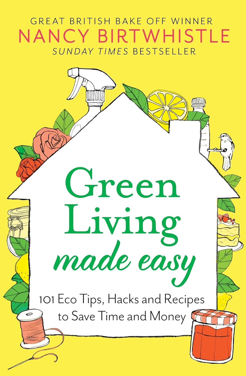 Green Living Made Easy by Nancy Birtwhistle hardback book from the 2 book sustainable living collection set