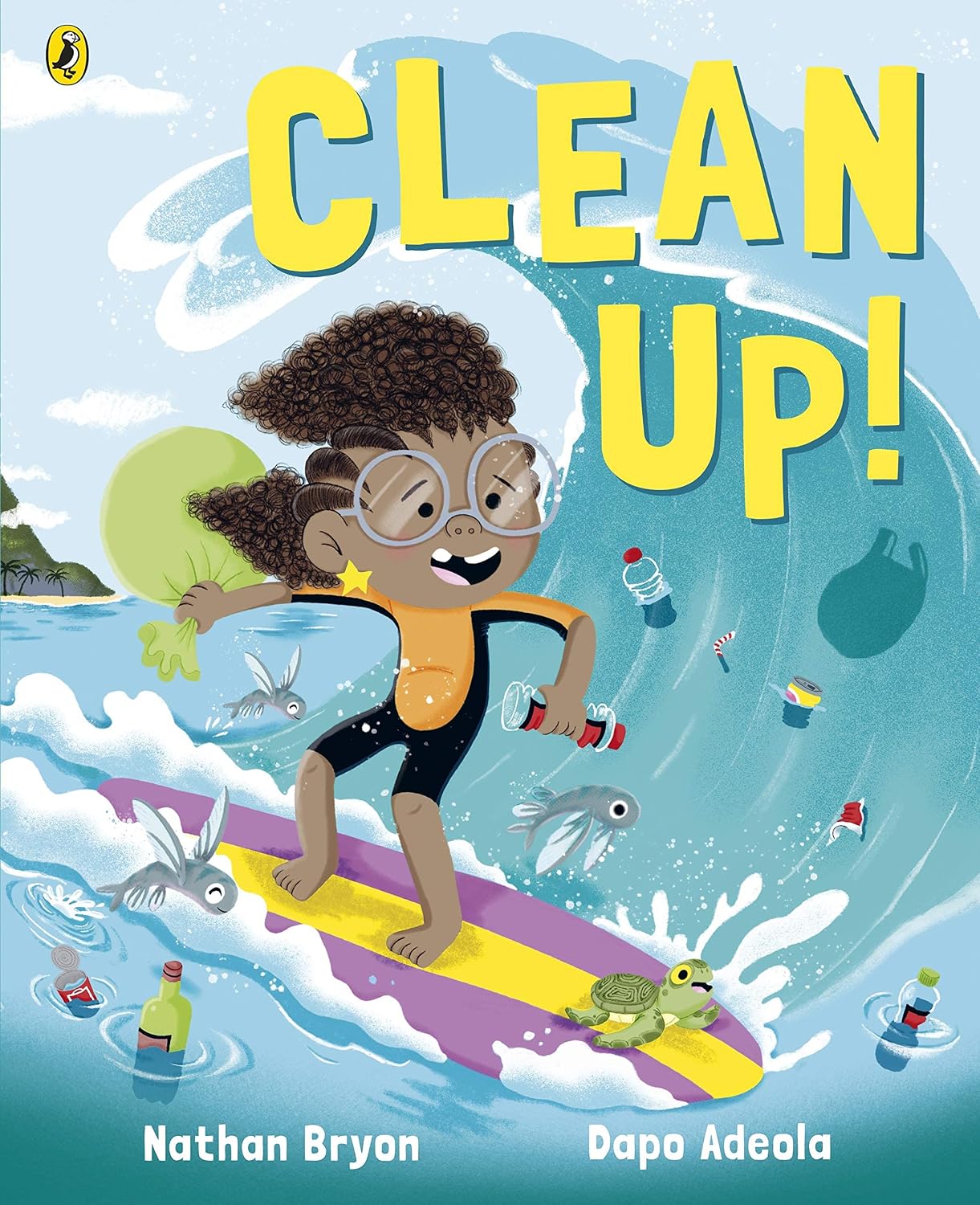Look Up paperback picture book by Nathan Bryon and Dapo Adeola, Waterstones Book Prize winner