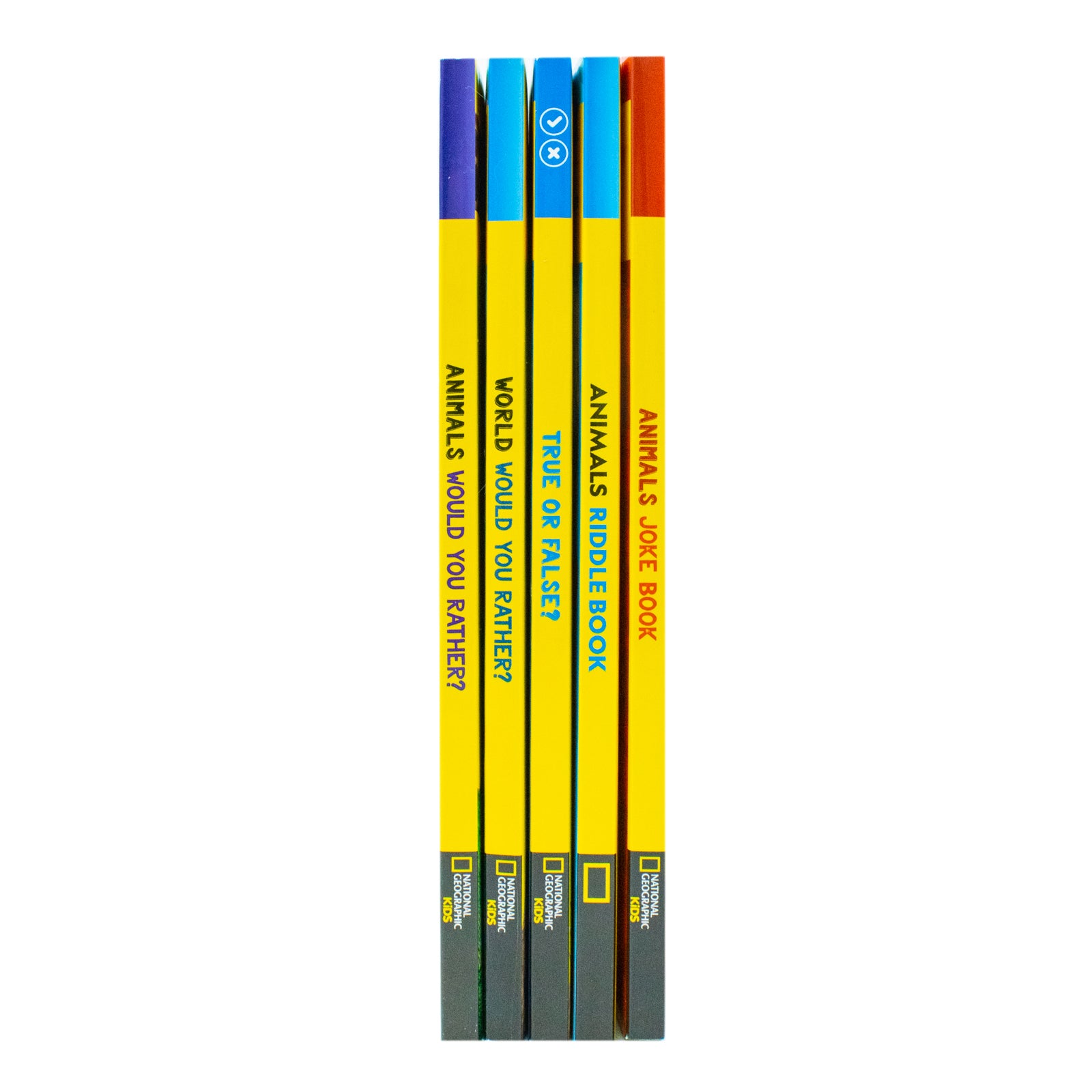 National Geographic Kids Would You Rather Animals and World paperback books for children