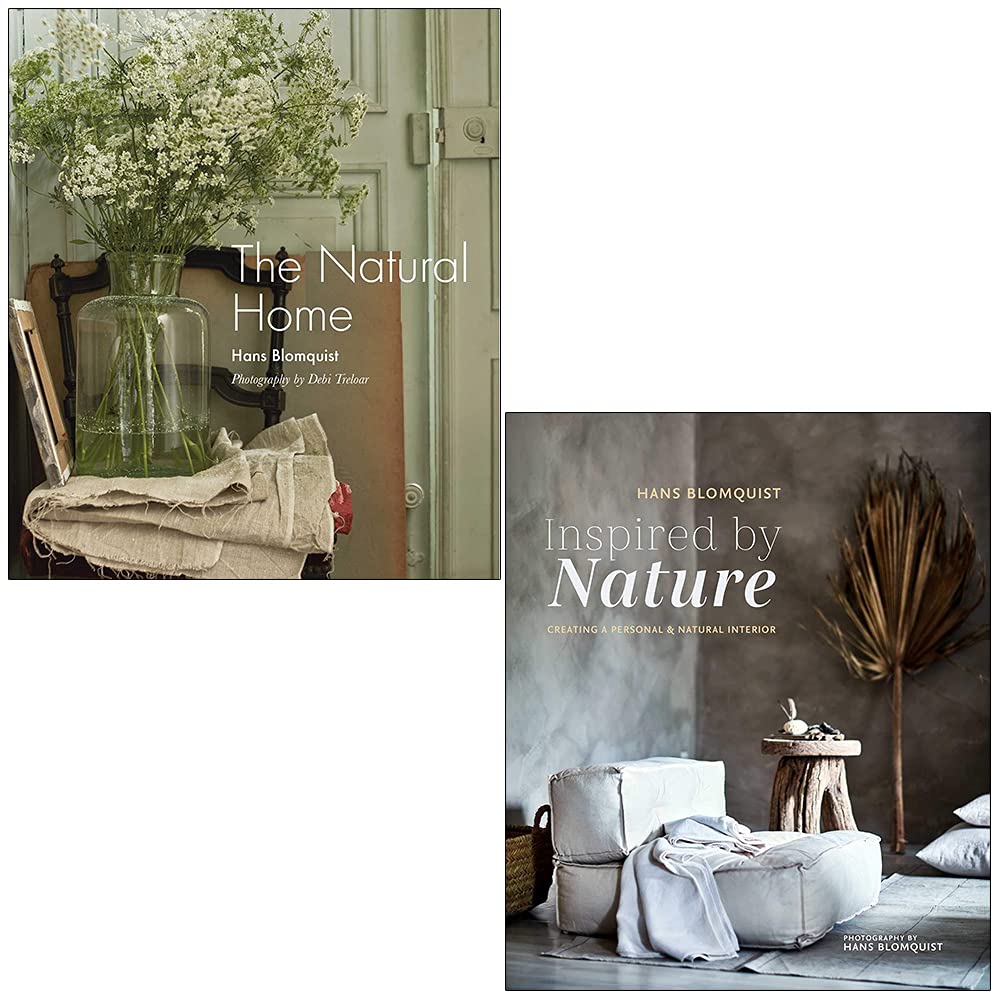 The Natural Home & Inspired by Nature by Hans Blomquist - 2 book hardback collection set cover