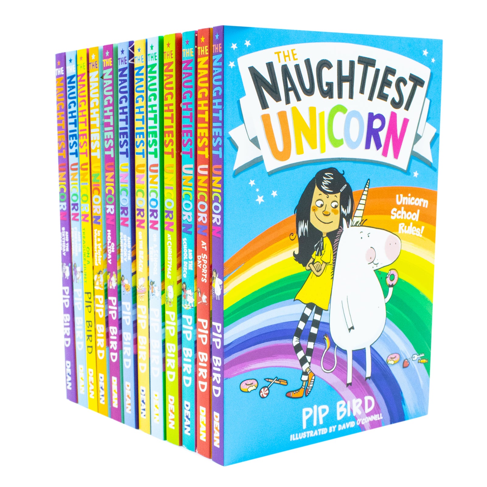 The Naughtiest Unicorn Series 12 Books Collection Set by Pip Bird - Paperback - Ages 5-7 - includes Sports Day and School Disco
