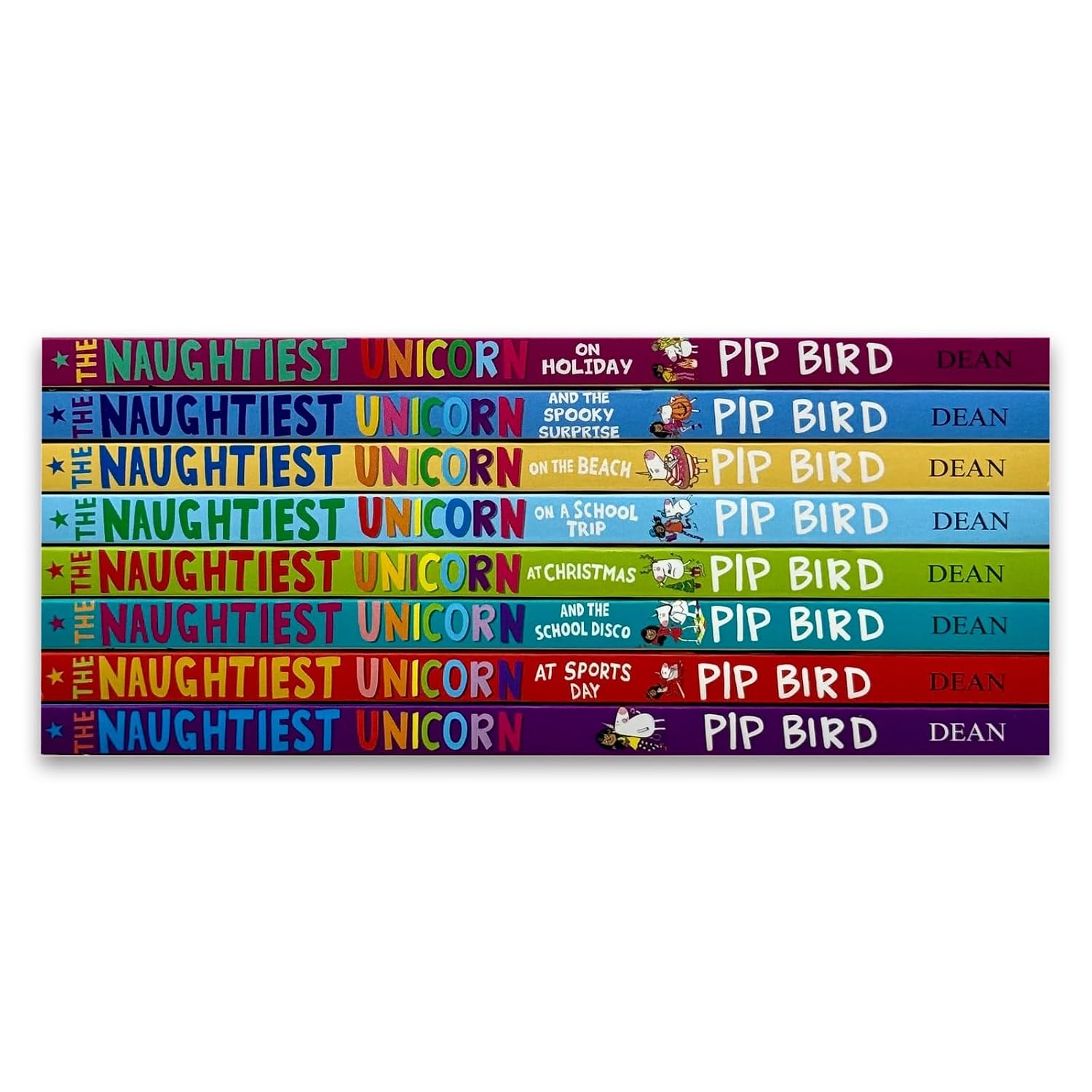 The Naughtiest Unicorn book cover - Pip Bird paperback series for ages 5-7