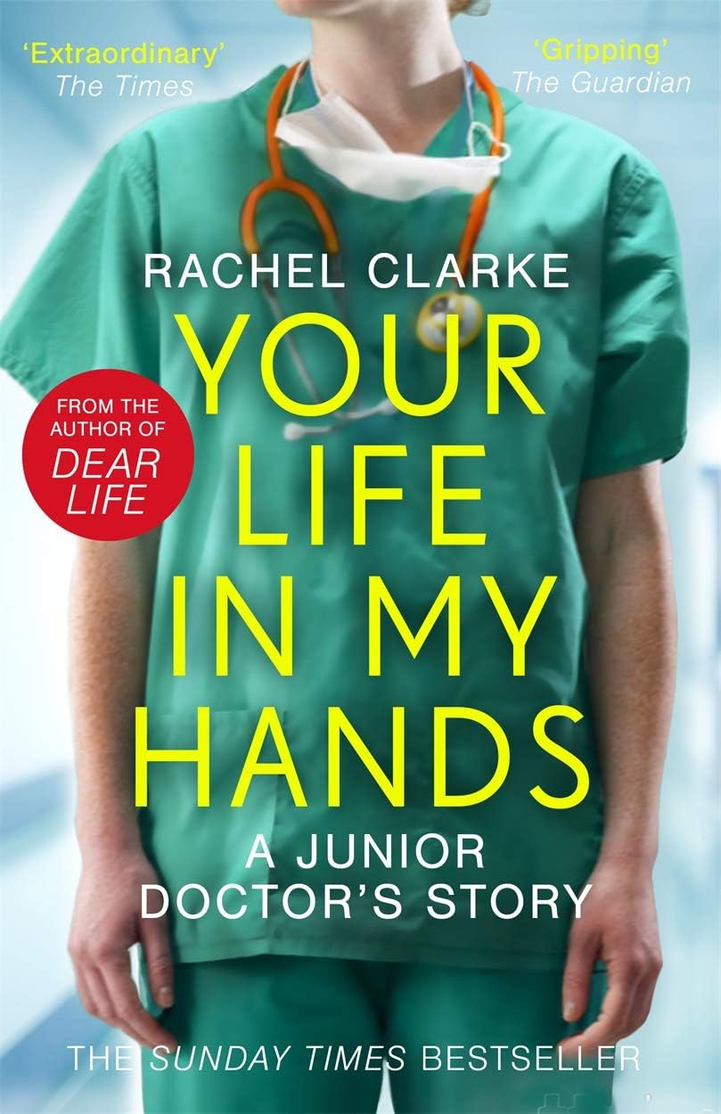 Your Life In My Hands, In Stitches, Trust Me I'm a Junior Doctor, The Prison Doctor - Paperback book covers, 4 book NHS memoir set
