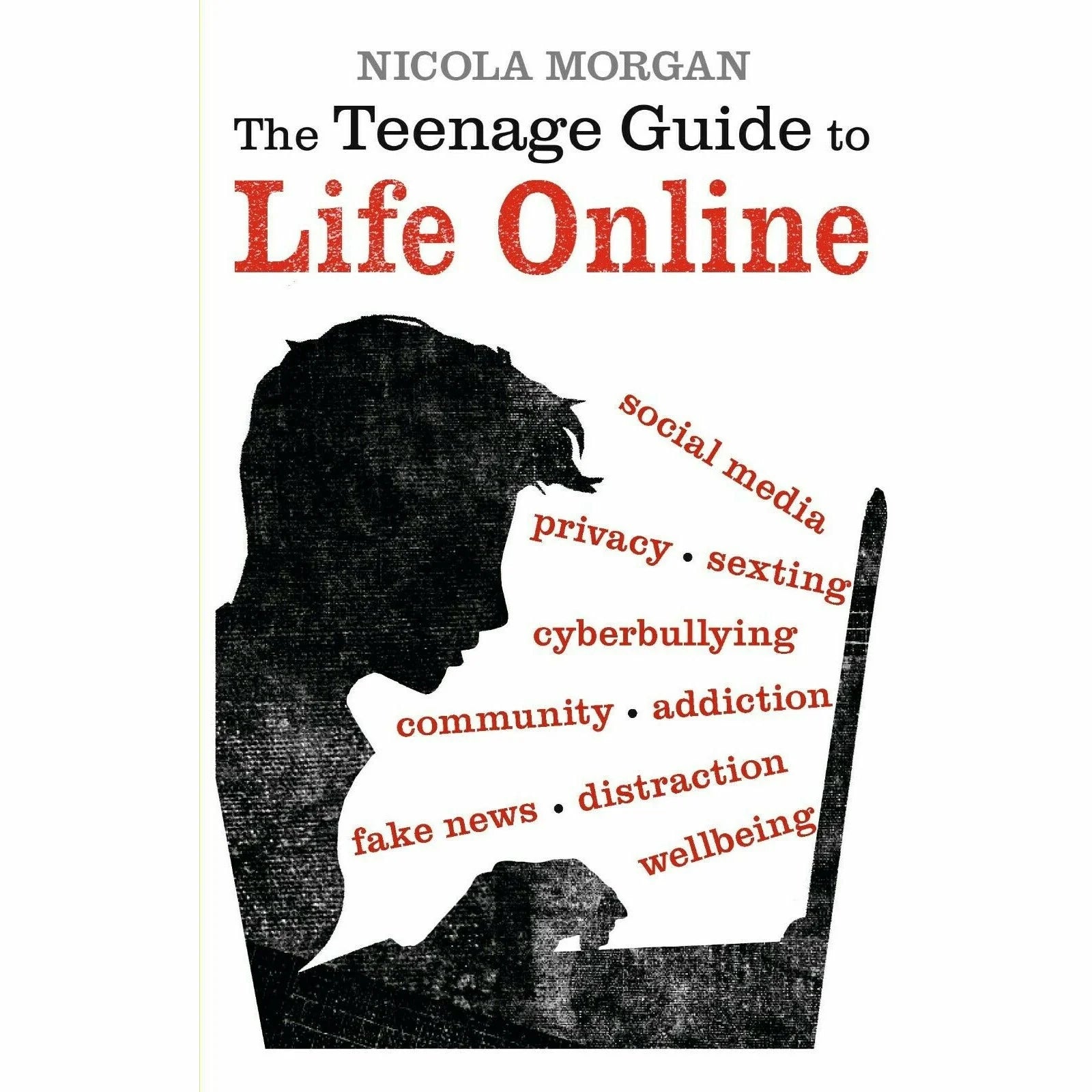 Nicola Morgan Teenage Guide 5 Books Collection Set laid out - Young Adult Paperback Wellbeing Guides Ages 11-16