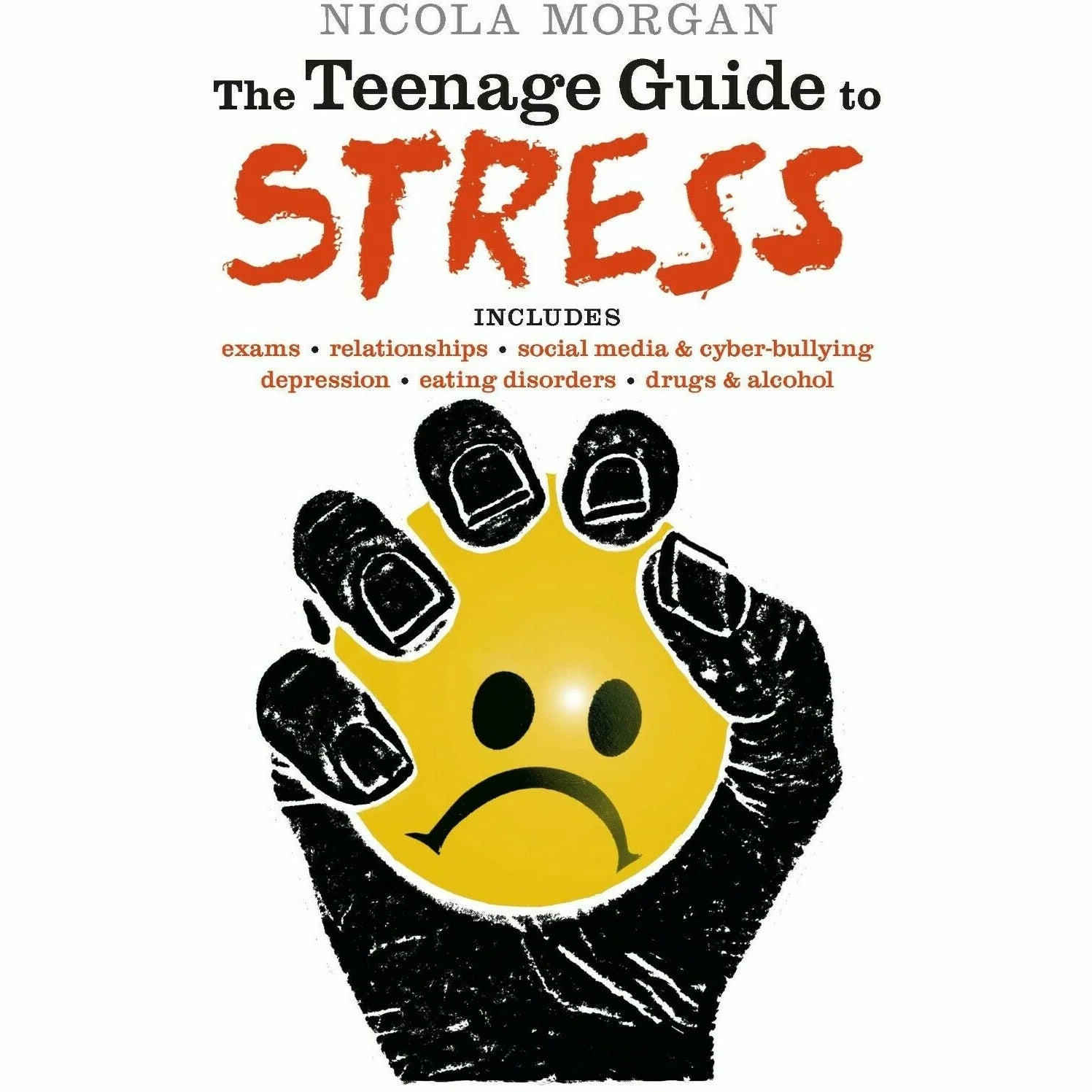 Nicola Morgan Teenage Guide 5 Book Set covers - Positively Teenage, Blame My Brain, Teenage Guide to Friends, Stress and Life Online - Paperback