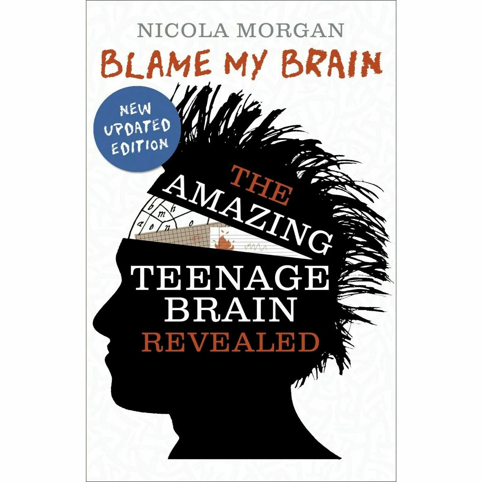 Nicola Morgan Teenage Guide 5 Book Set detail - Blame My Brain and Teenage Guide to Friends paperback covers