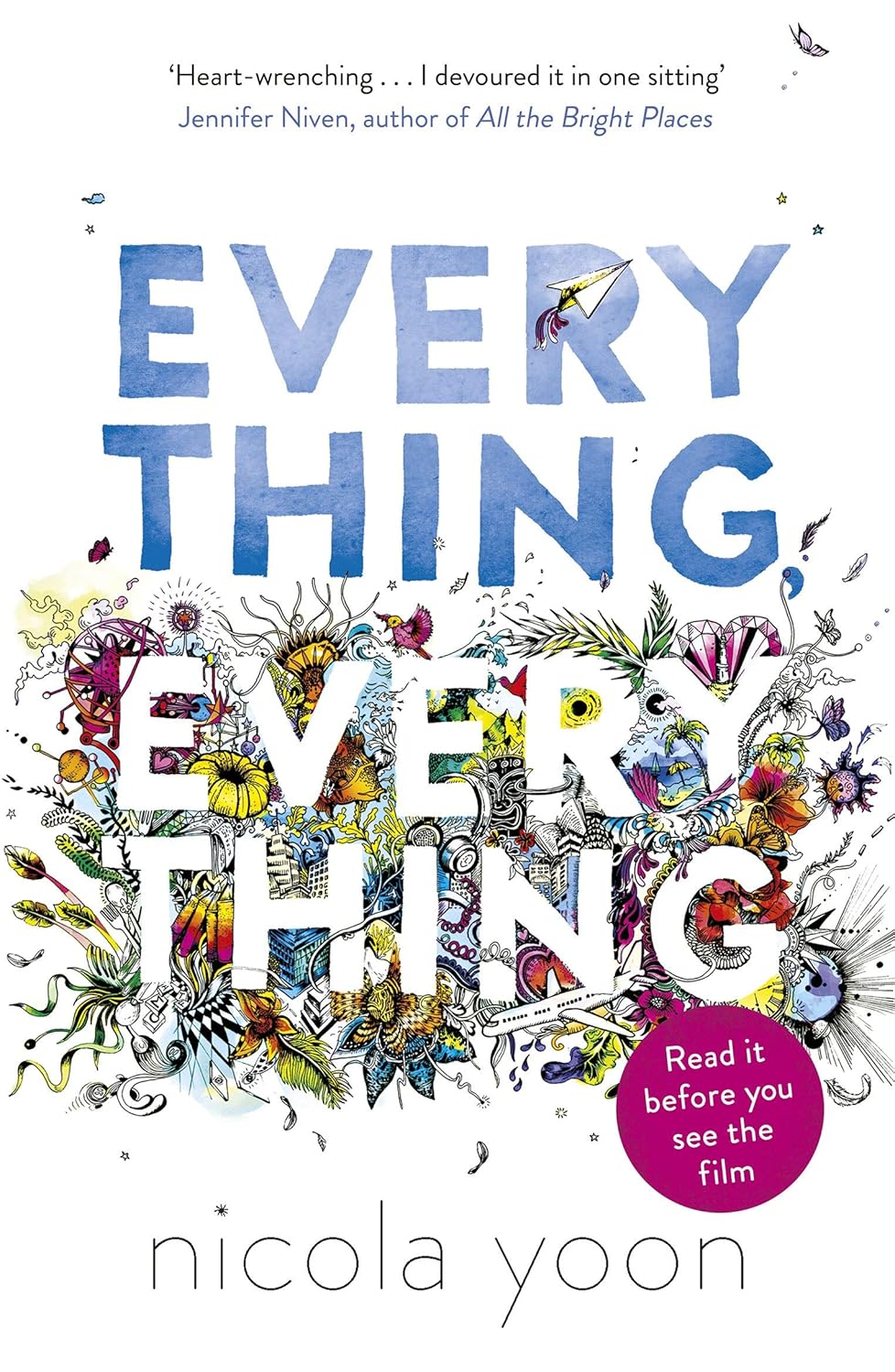 Nicola Yoon Young Adult book collection set, paperback edition, showing both novel covers side by side