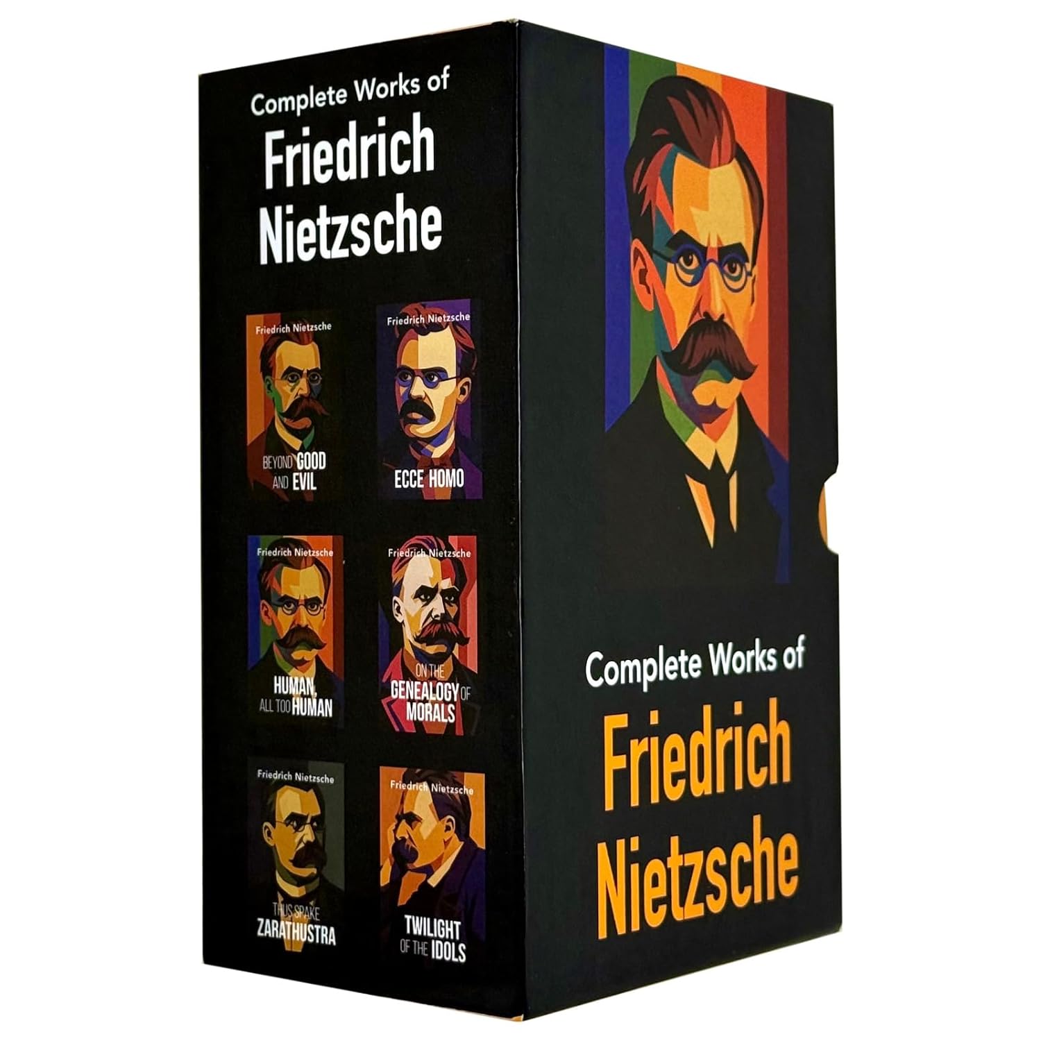 Friedrich Nietzsche 6 Books Collection Set paperback box cover, Non Fiction philosophy classics