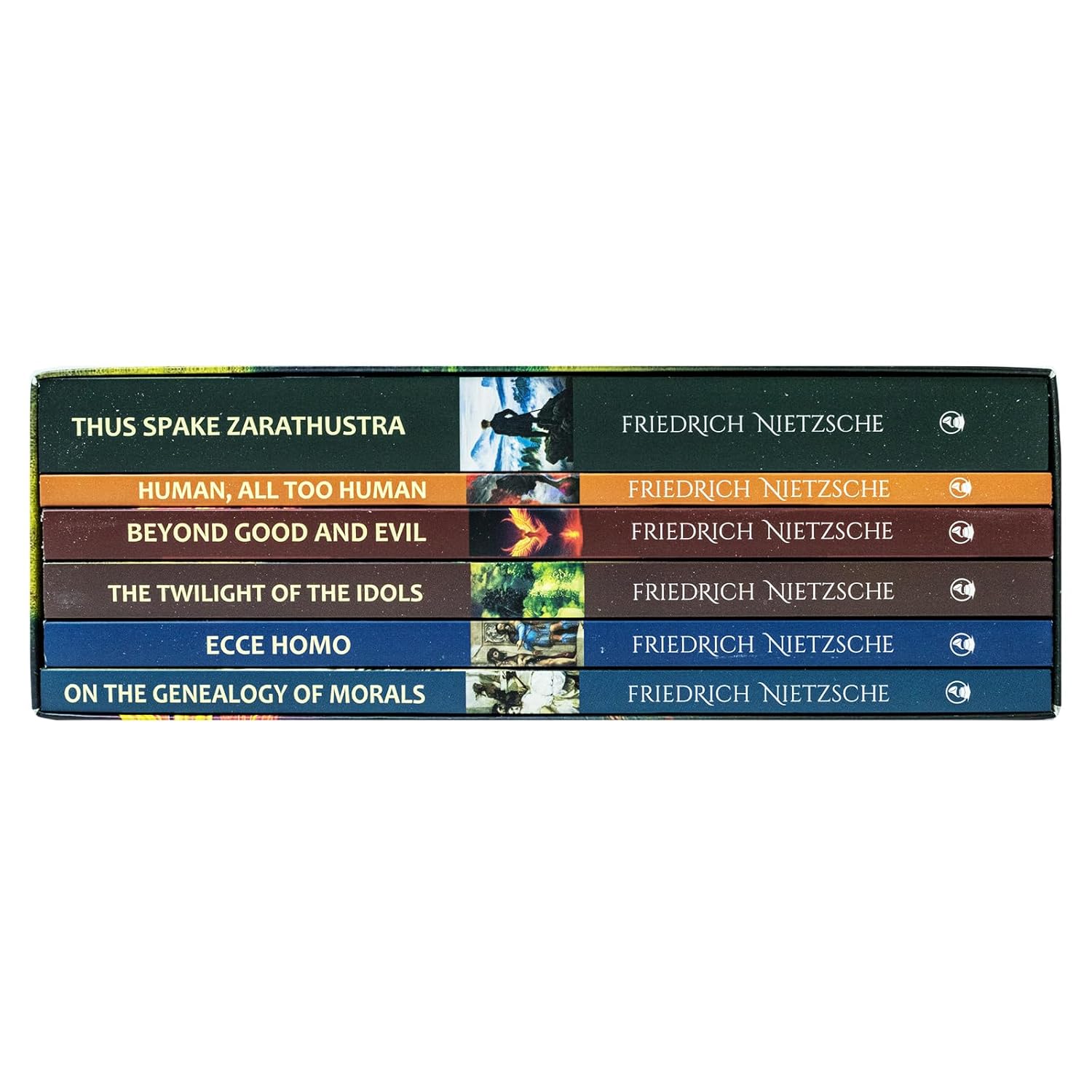 Nietzsche complete works paperback collection back cover detail