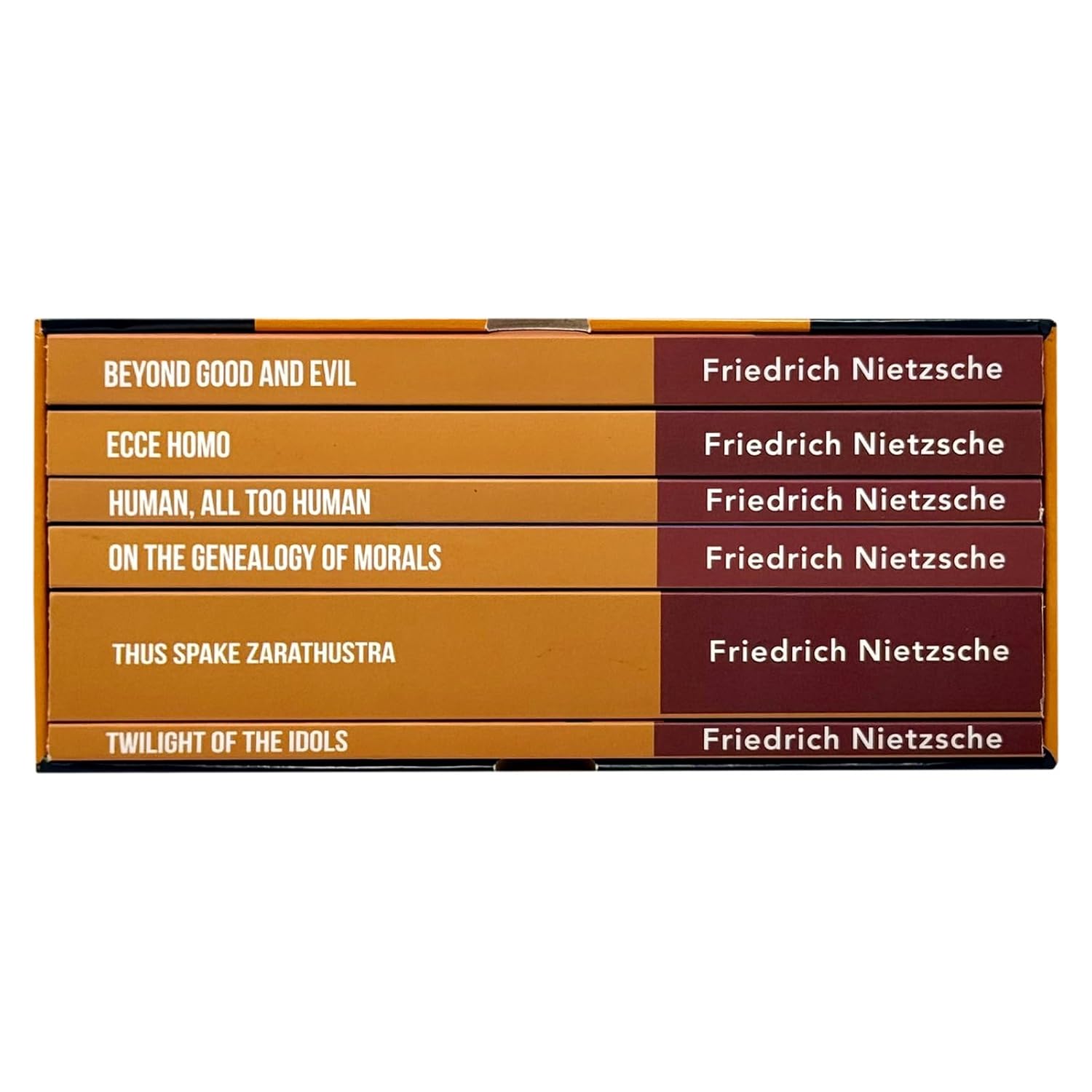 Twilight of the Idols paperback cover from the Friedrich Nietzsche 6 book collection set