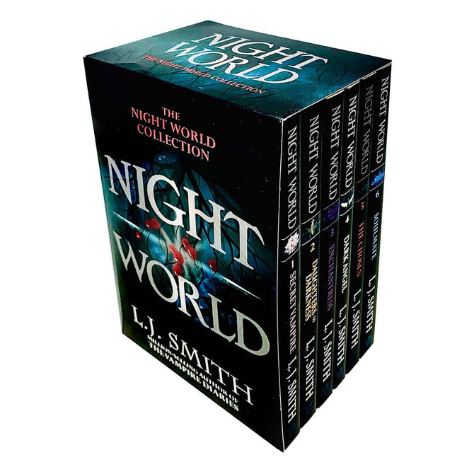 Night World Series 6 Books Collection Set by L J Smith - Paperback Box Set Cover Detail - Young Adult Vampire Fantasy Books