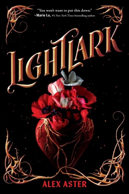 Nightbane by Alex Aster hardback book cover, book 2 in the Lightlark Saga young adult fantasy series