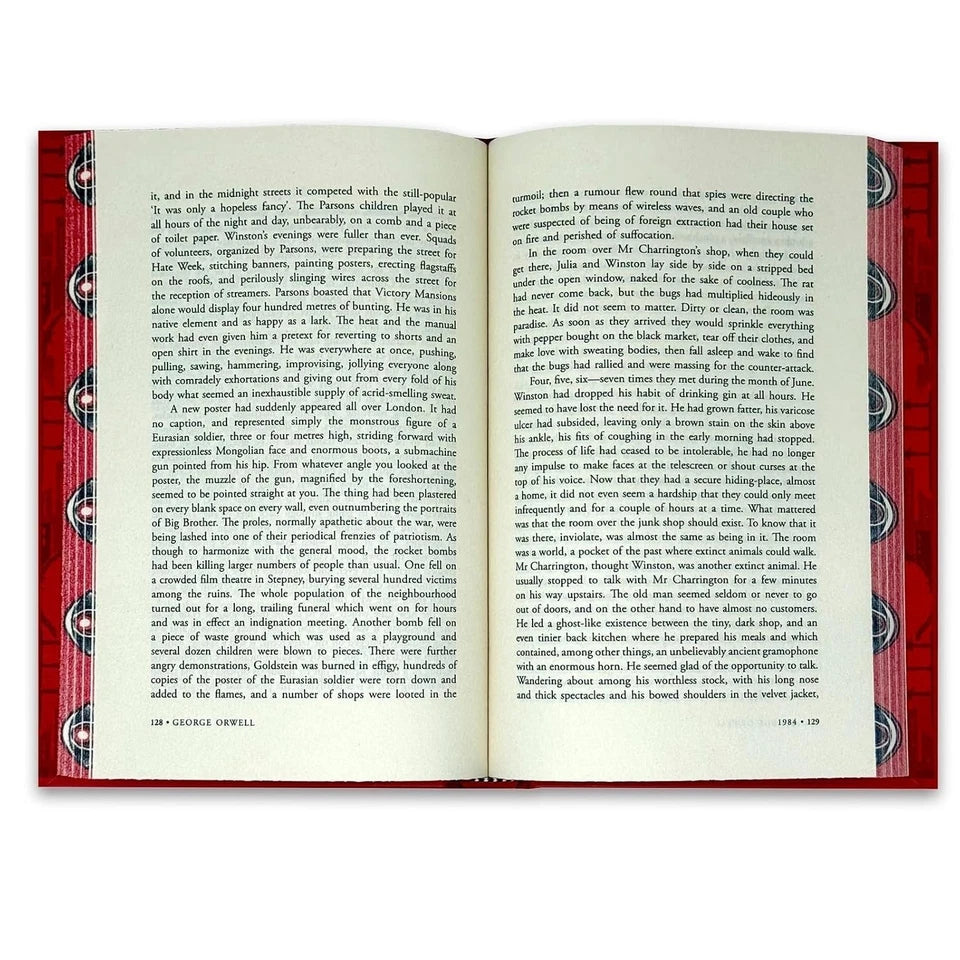 Title page of Nineteen Eighty-Four by George Orwell hardback edition, Rupa Publications