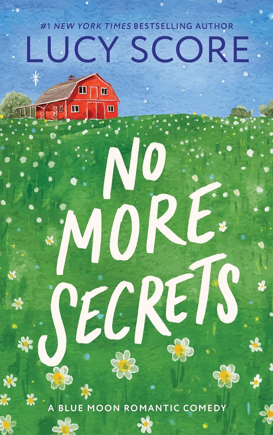 No More Secrets by Lucy Score - Blue Moon series book 1 paperback cover