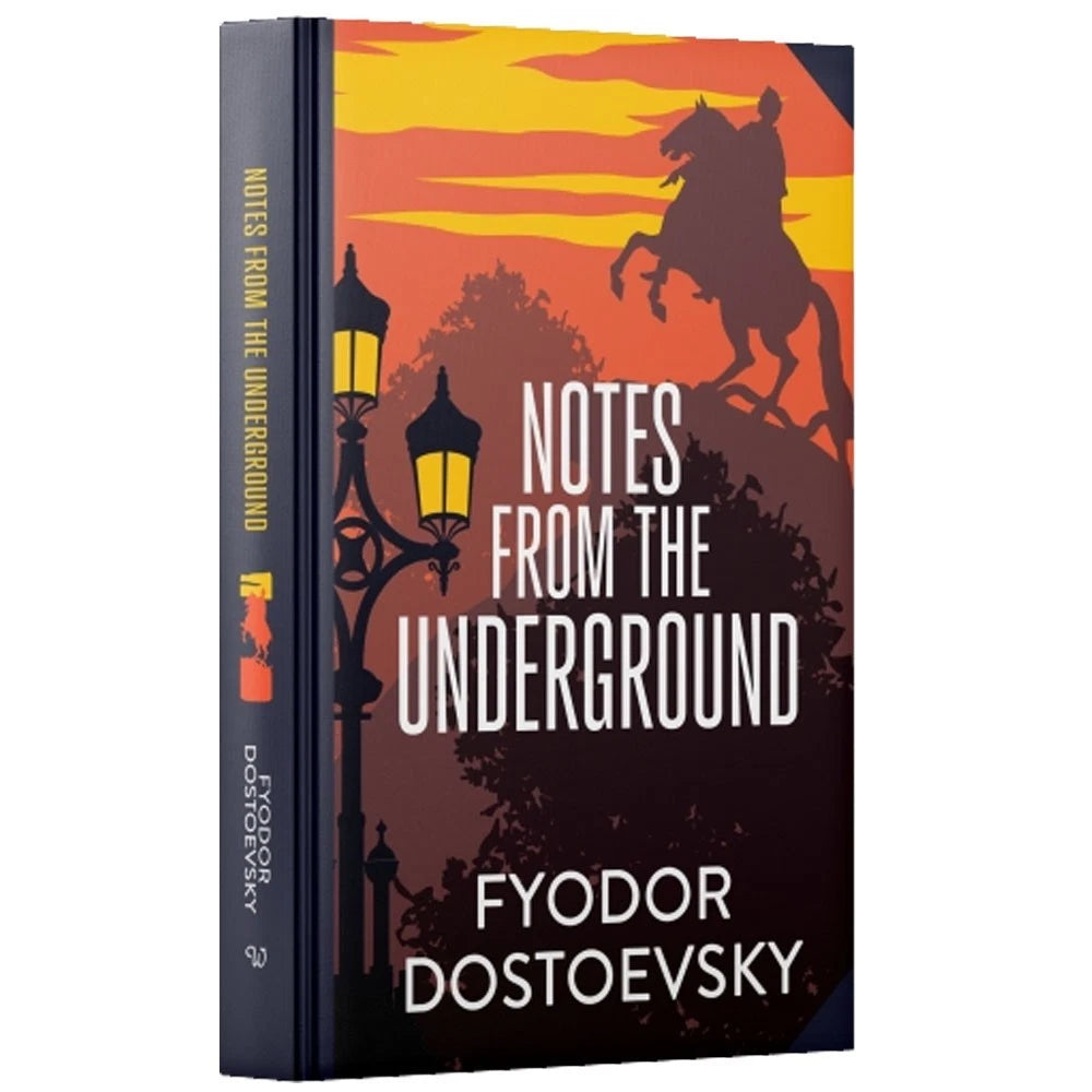 Notes From Underground by Fyodor Dostoevsky, Wilco Classics sprayed edge hardback edition front cover