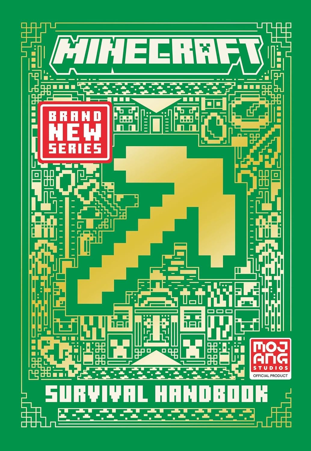 Official Minecraft Redstone Handbook cover - part of the 4 book hardcover collection set by Mojang AB