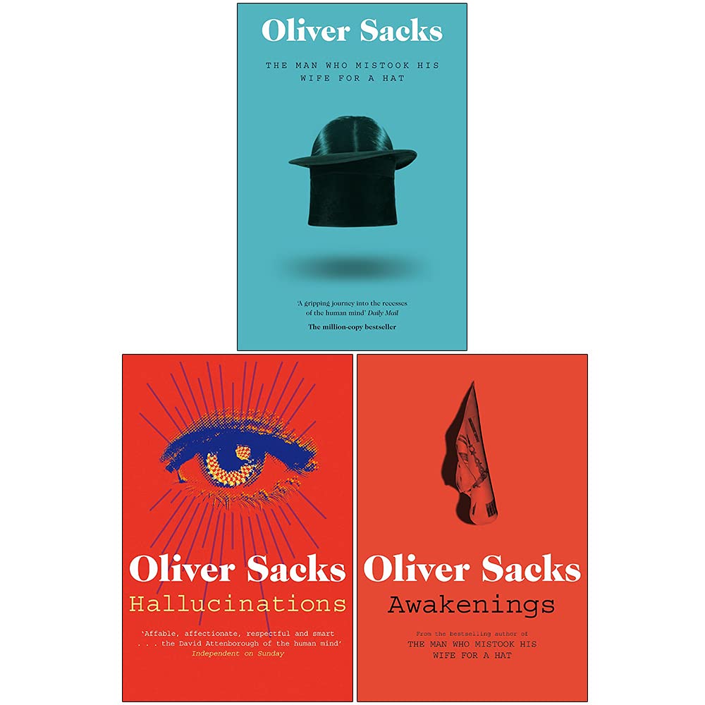 Oliver Sacks 3 Books Collection Set paperback - The Man Who Mistook His Wife for a Hat cover detail