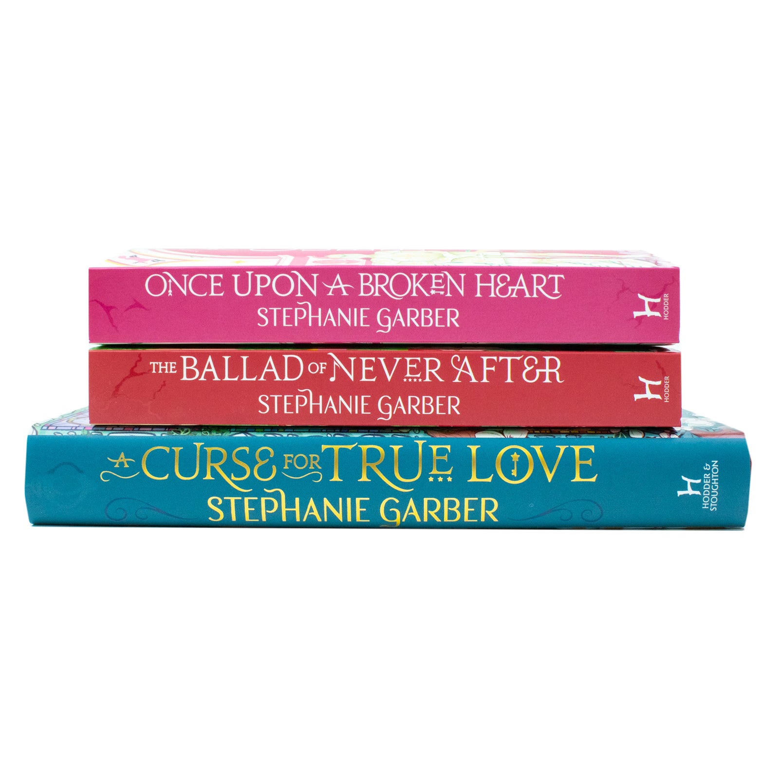 Once Upon A Broken Heart Series 3 Books Collection Set by Stephanie Garber - full paperback boxed set display