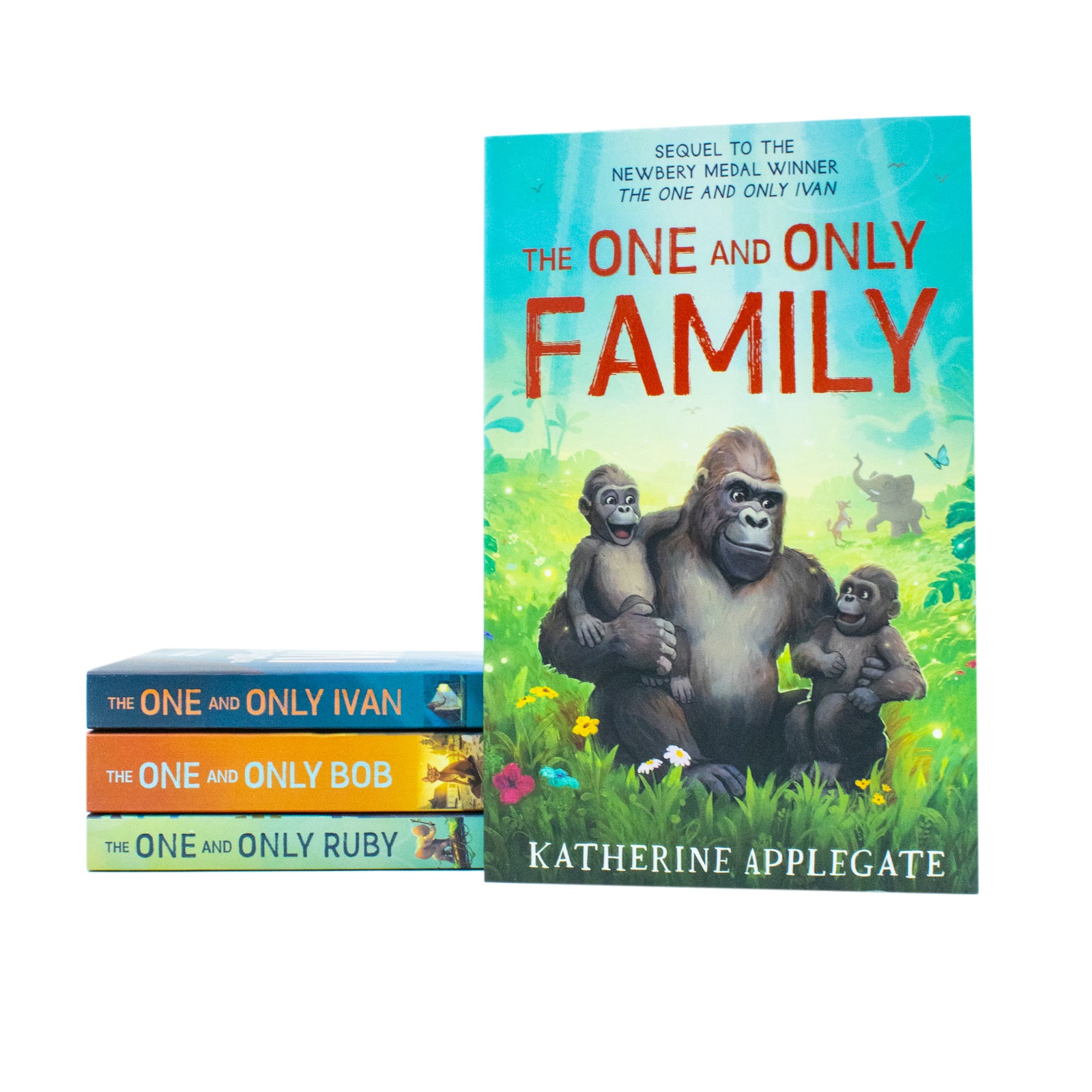 The One and Only Series 4 book collection covers by Katherine Applegate - Paperback