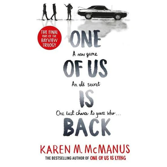 One Of Us Is Lying by Karen M. McManus YA thriller paperback book cover