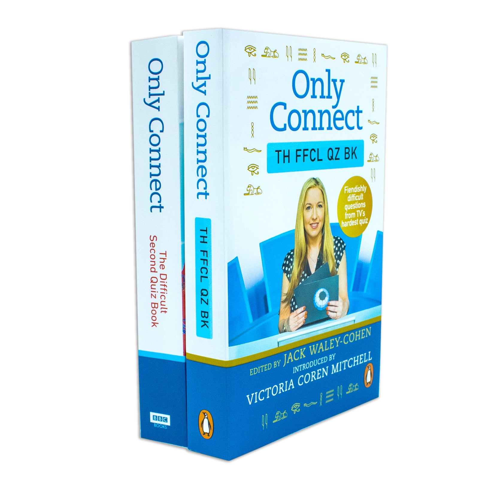 Only Connect 2 Books Collection Set by Jack Waley-Cohen - The Official Quiz Book and The Difficult Second Quiz Book, paperback quiz books