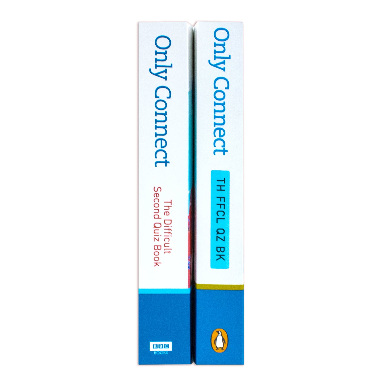 Only Connect quiz book set paperback covers - Official Quiz Book and Difficult Second Quiz Book by Jack Waley-Cohen