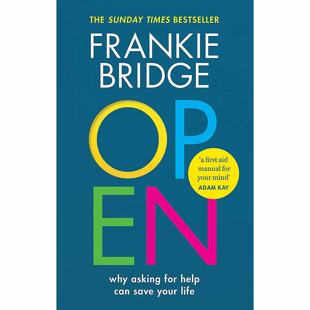 OPEN: Why Asking for Help Can Save Your Life by Frankie Bridge - Paperback mental health memoir cover