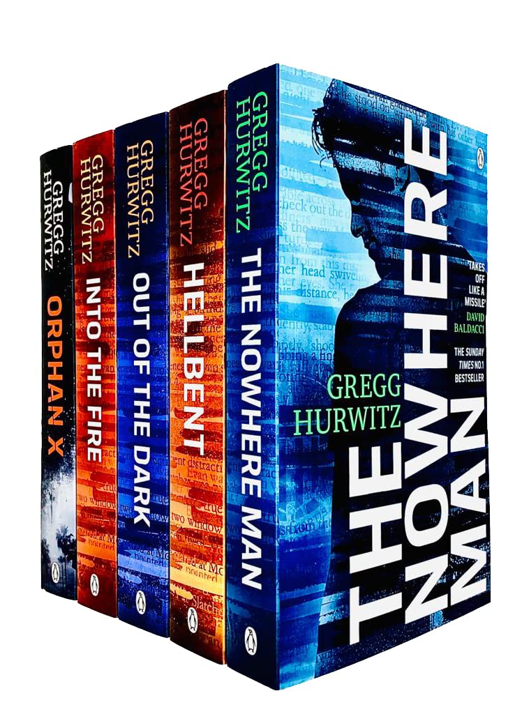 Orphan X 5 Books Collection Set by Gregg Hurwitz - paperback thriller series box set cover