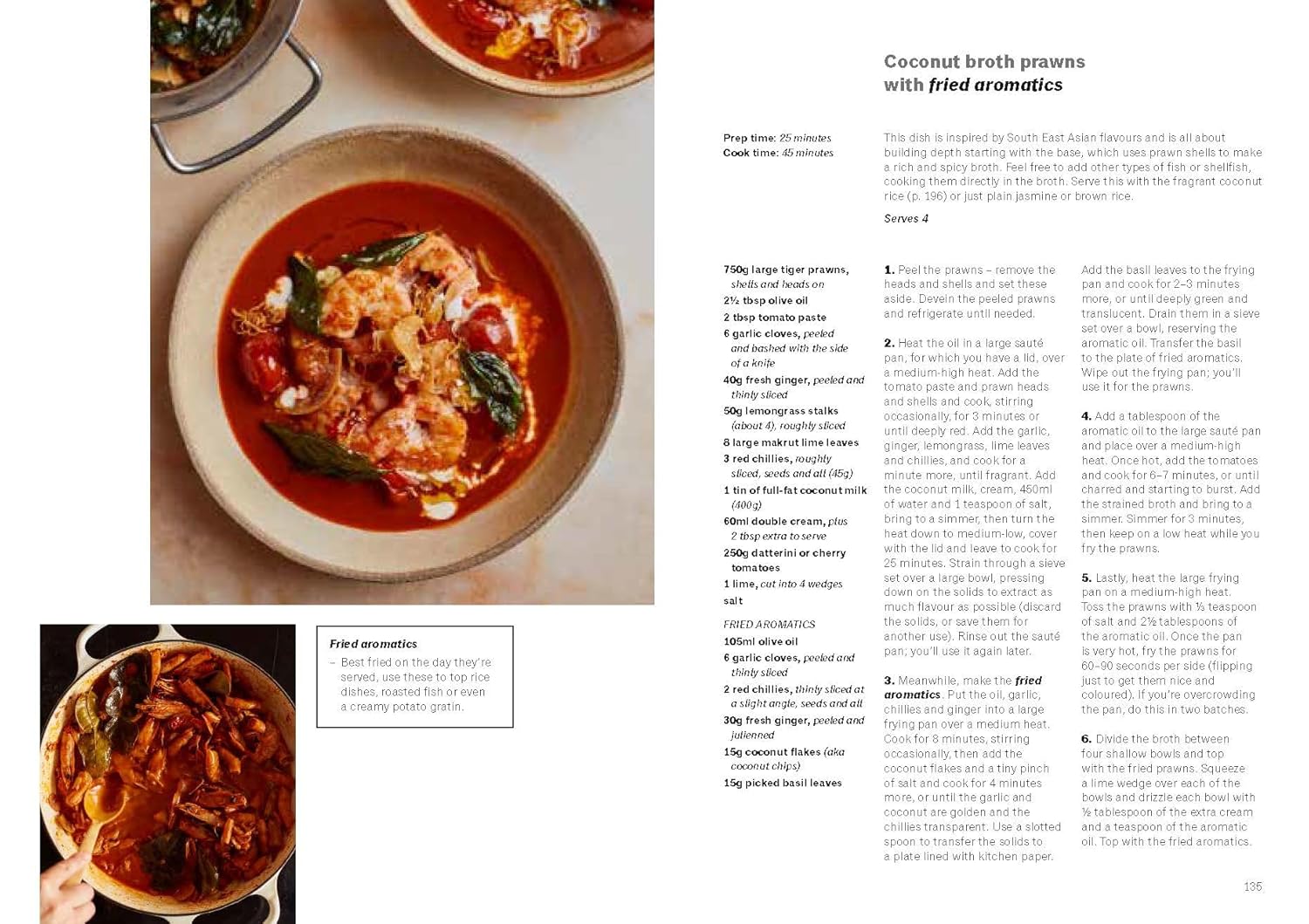 Sample recipe spread from Ottolenghi Test Kitchen: Extra Good Things paperback