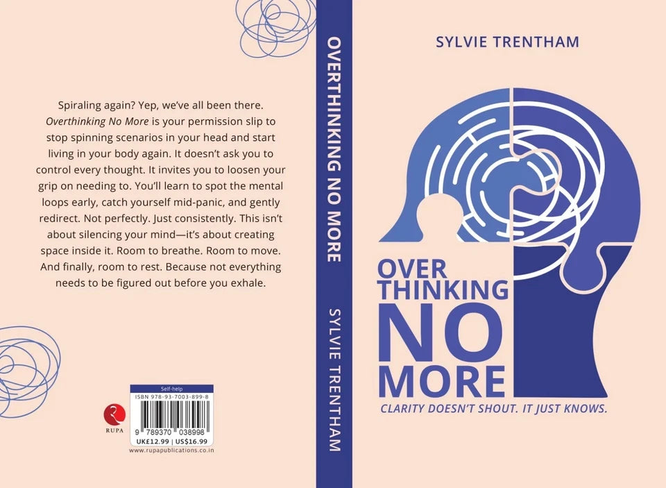 Overthinking No More by Sylvie Trentham - Non Fiction Paperback detail image
