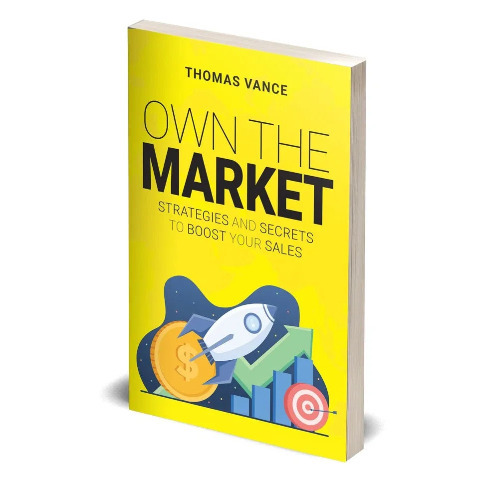 Own the Market by Thomas Vance - paperback spine view, Rupa Publications