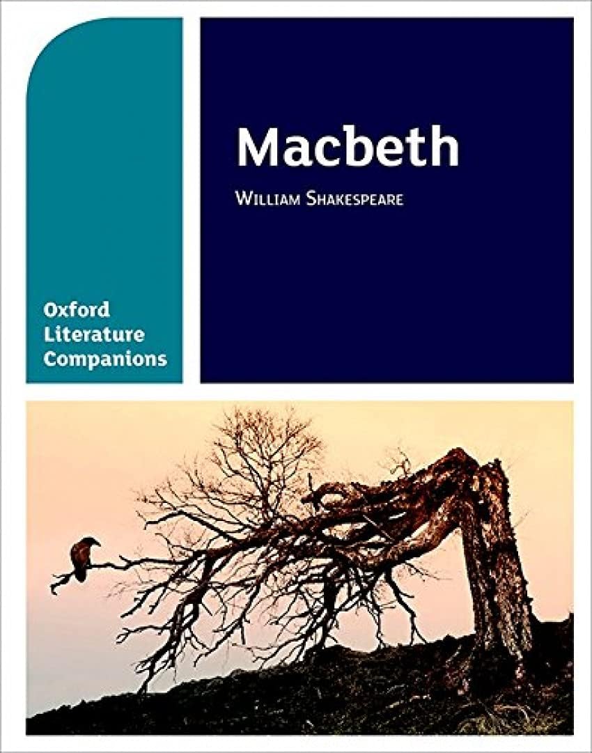 Oxford Literature Companions Macbeth revision guide paperback, part of 2 book GCSE Shakespeare study set