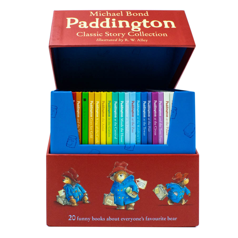Paddington Classic Story Collection 20 Books Paperback Box Set by Michael Bond, Ages 3-7