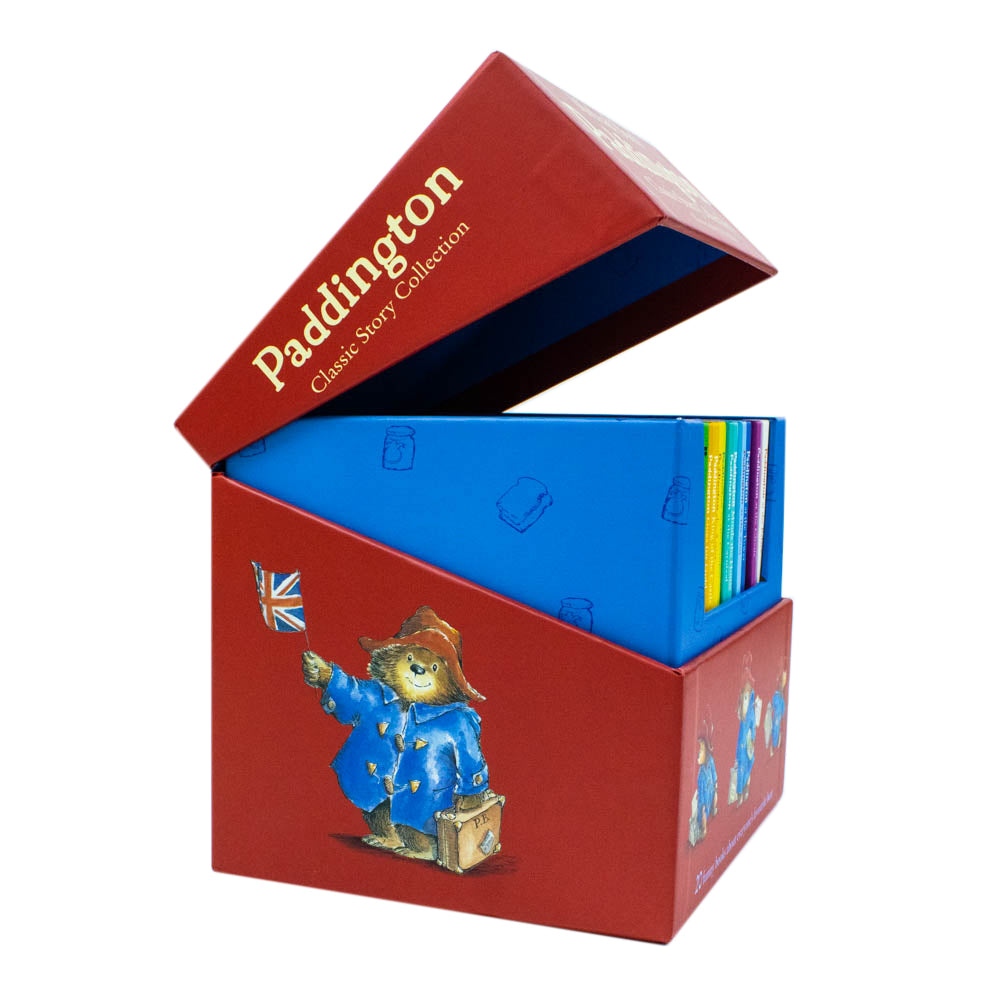 Close up of Paddington Classic Story Collection paperback books, Michael Bond, Ages 3-7
