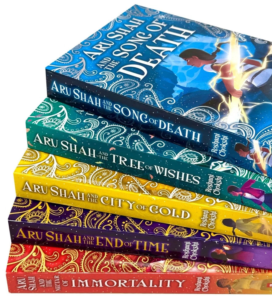 Pandava Aru Shah Series 5 Books Set by Roshani Chokshi - Ages 8-12 Paperback Collection - Image 3