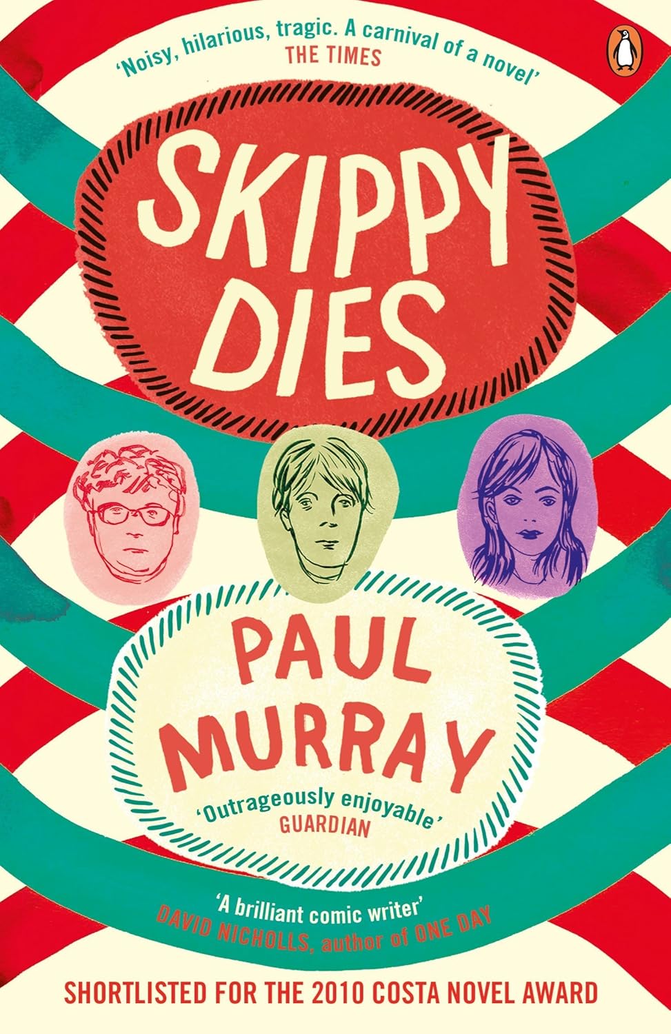 Paul Murray 2 Book Paperback Set - The Bee Sting and Skippy Dies - book covers shown together