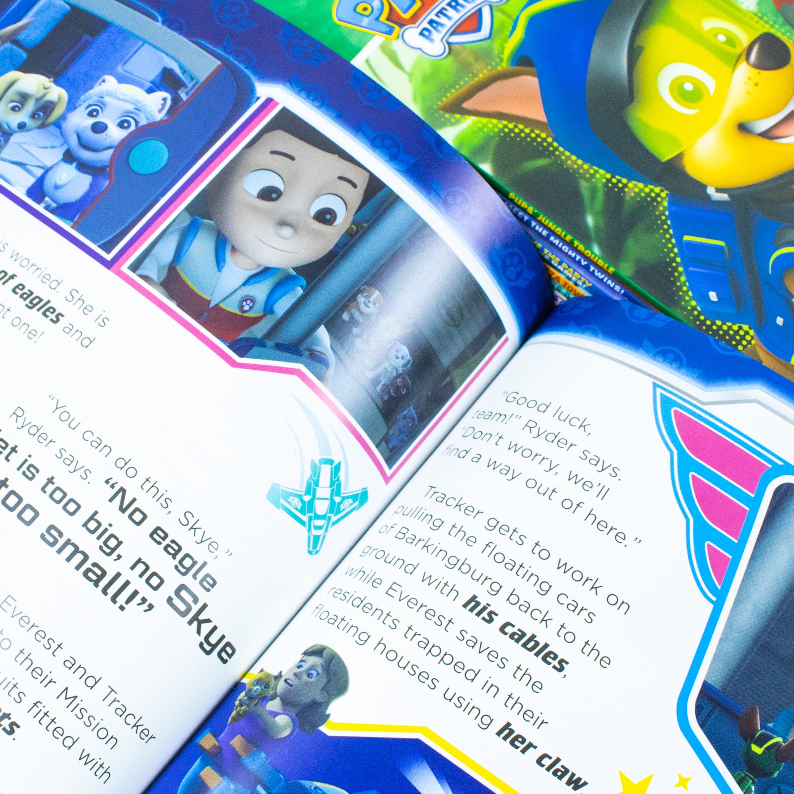 Paw Patrol 10 Books Collection Set paperback back cover with full list of titles in the set - ages 3-5