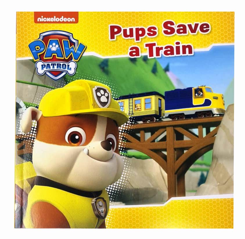 PAW Patrol 6 book paperback collection covers showing Pups Save The Games and Pups Save the Royal Throne, Ages 2-5