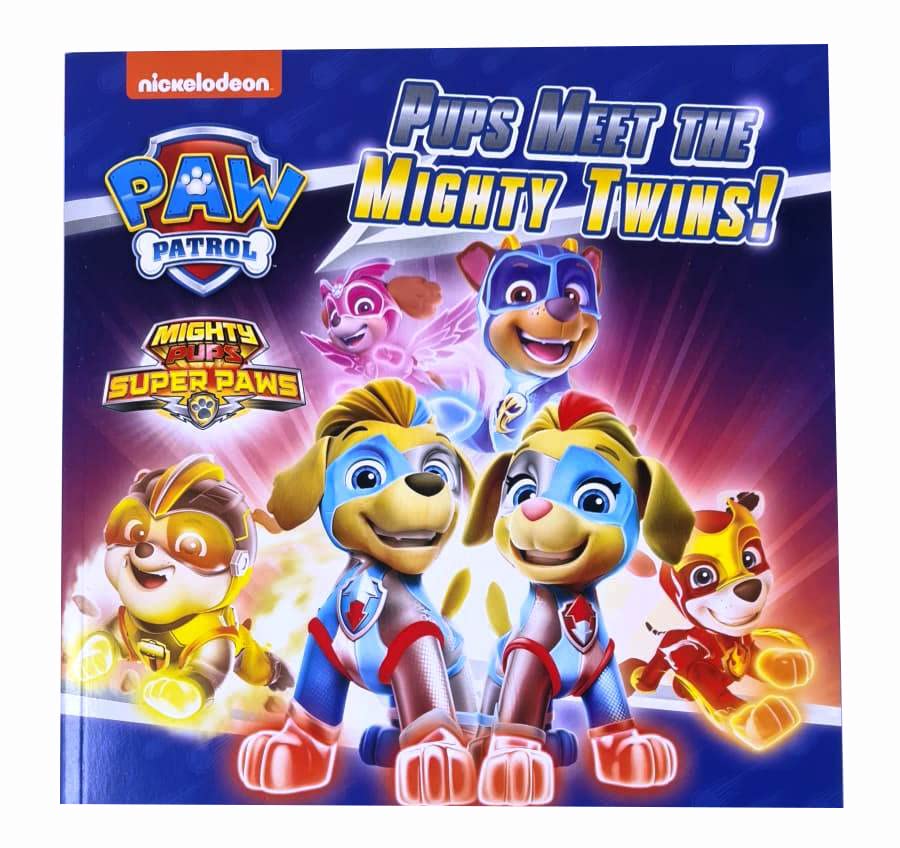 PAW Patrol 6 books collection set paperback back cover and spine details, Ages 2-5