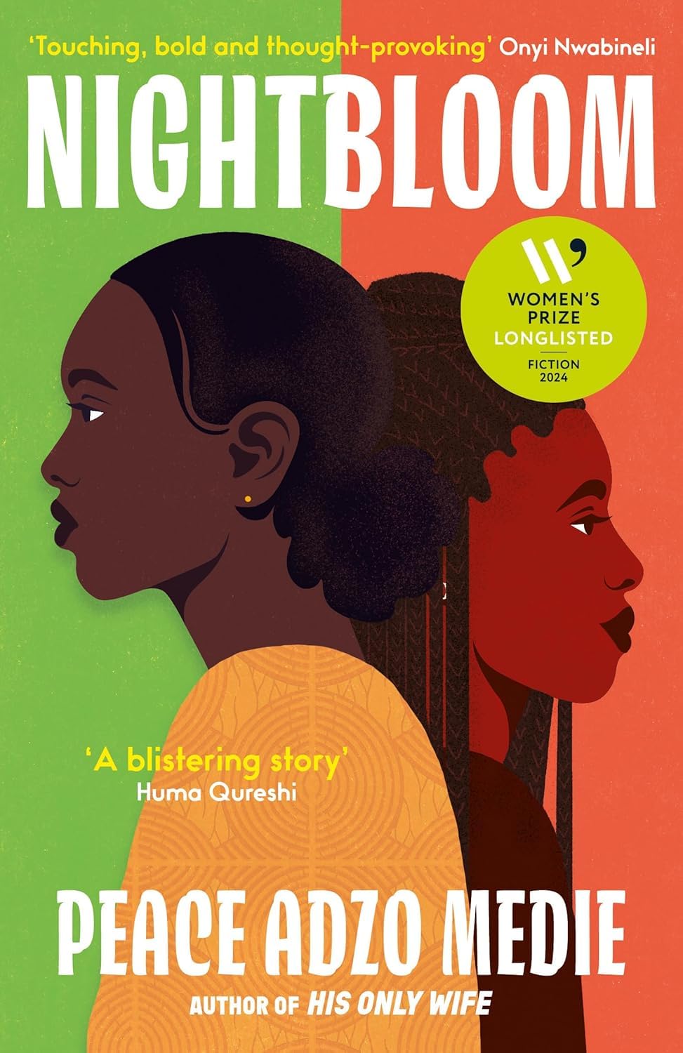 Nightbloom by Peace Adzo Medie - Ghanaian Fiction Paperback Cover