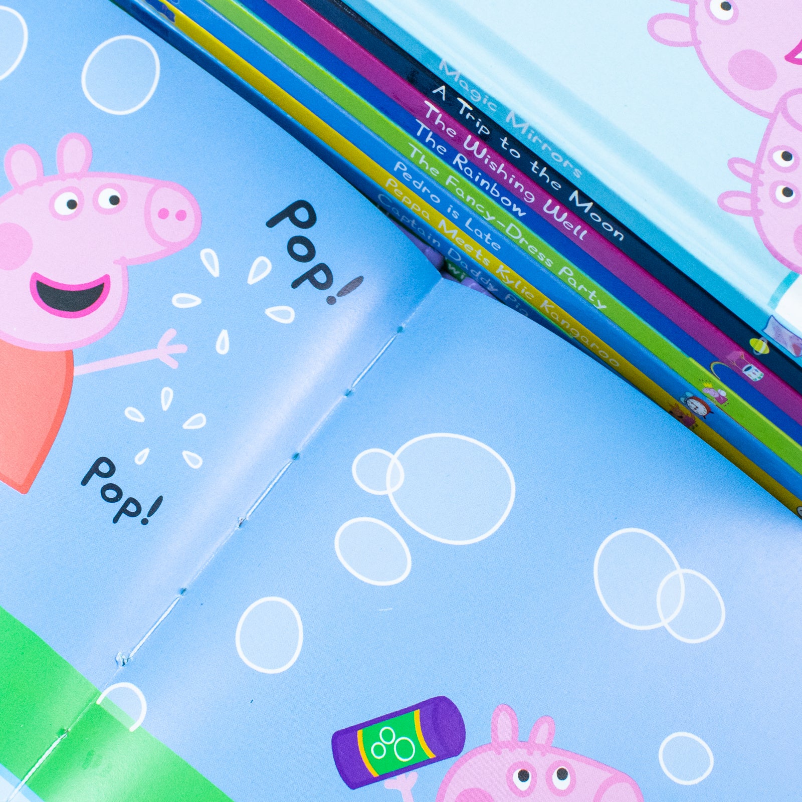 Peppa Pig Peppa's Magical Box of Books 10 Book Collection Set - Ages 3-7 - Paperback - full set display