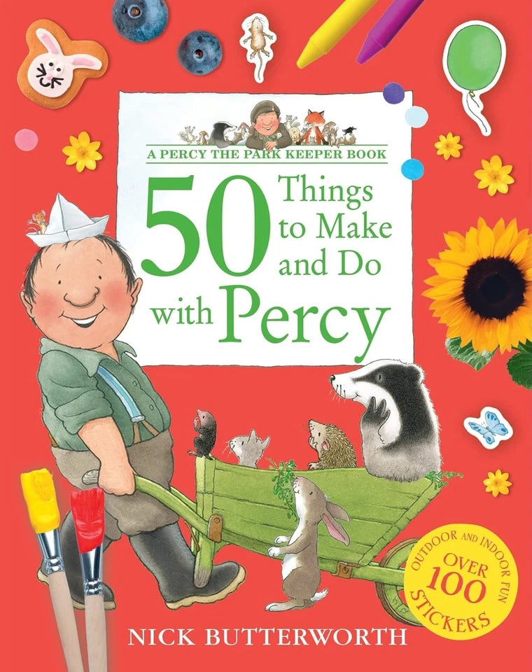 Percy the Park Keeper 7 Books Collection Set by Nick Butterworth - Paperback - Ages 3-7 - Percy and Friends Activity Book