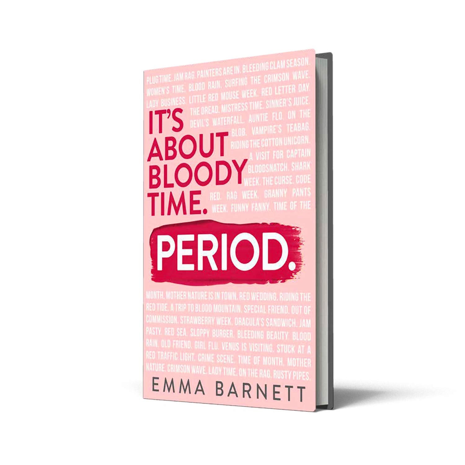 Period. It's About Bloody Time by Emma Barnett - Hardback back cover, brand new UK non-fiction book